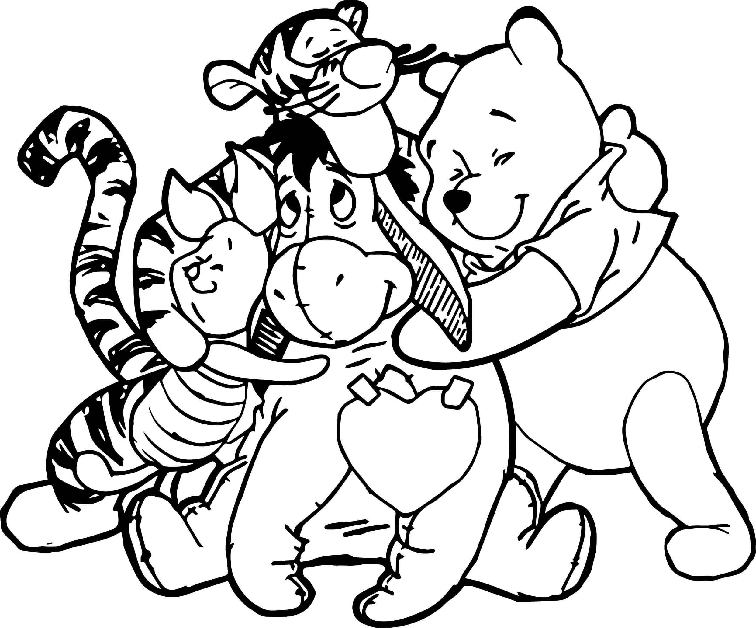 Winnie The Pooh Coloring Pages Printable Coloring Pages FREE