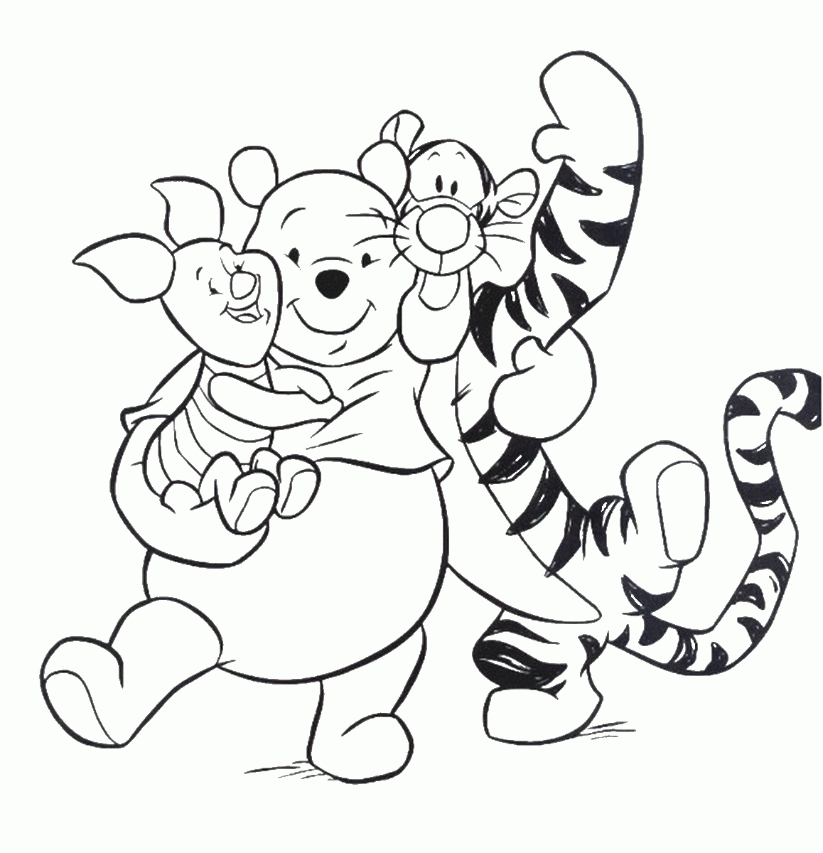 winnie the pooh coloring pages