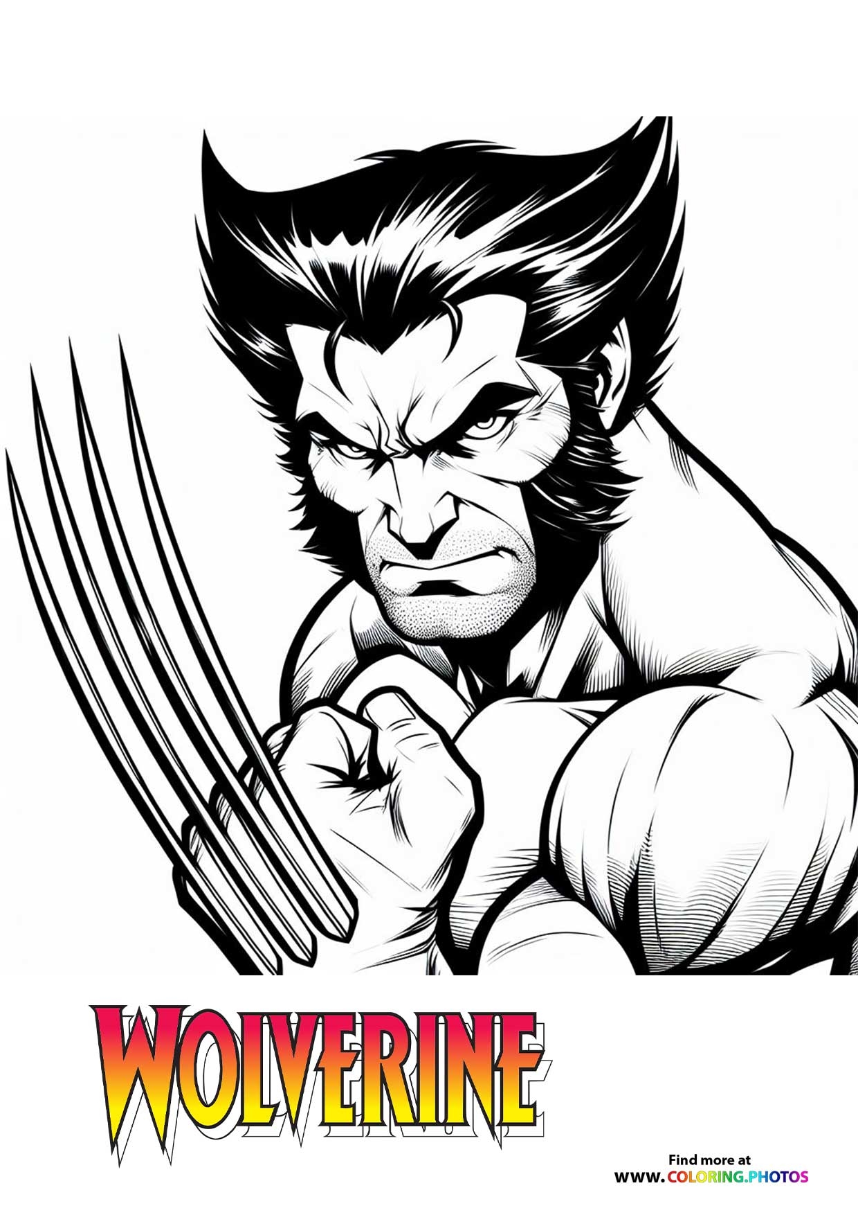 Wolverine Coloring Pages For Kids Free And Easy Print Or Download Wolverine Coloring Pages For Kids Free And Easy Print Or Download