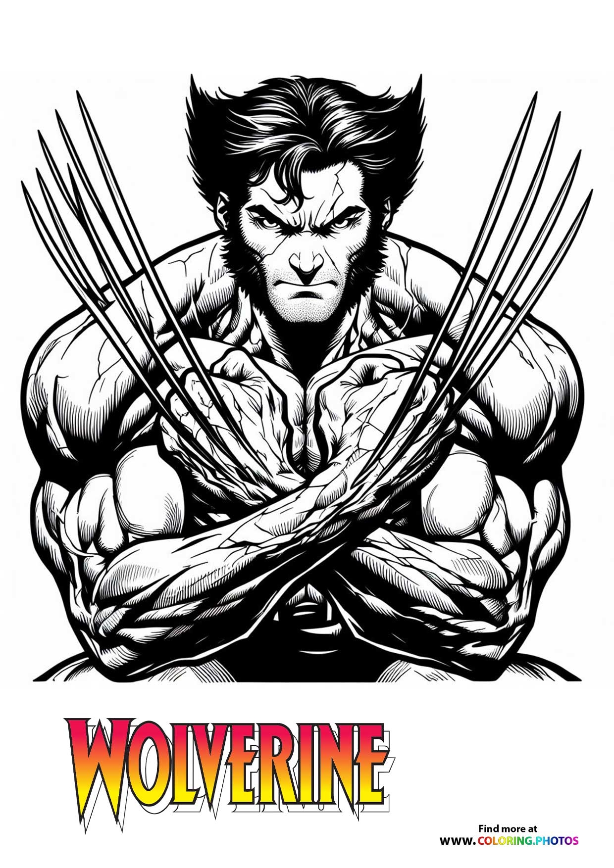 Wolverine Coloring Pages For Kids Free And Easy Print Or Download Wolverine Coloring Pages For Kids Free And Easy Print Or Download