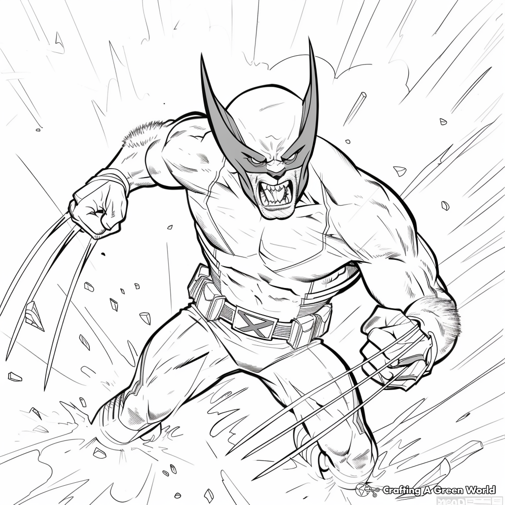 Wolverine Coloring Pages Free Printable Wolverine Coloring Pages Free Printable