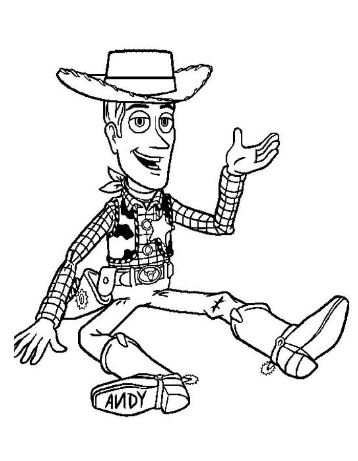 woody coloring pages