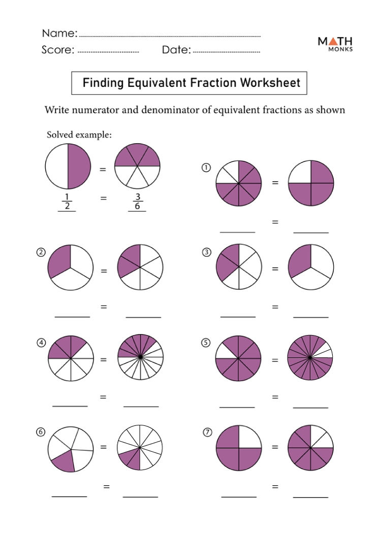Worksheet Fractions Worksheet Fractions