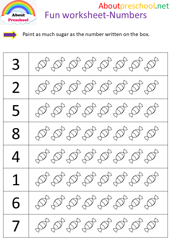 preschool number worksheets preschool number worksheets