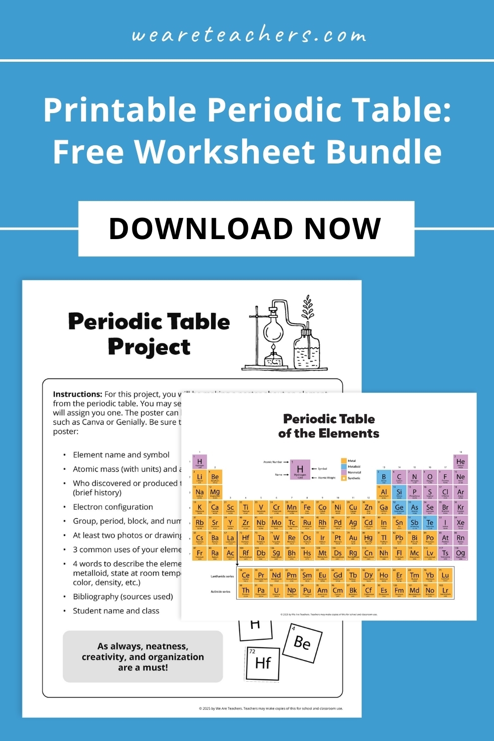 Worksheet Periodic Table