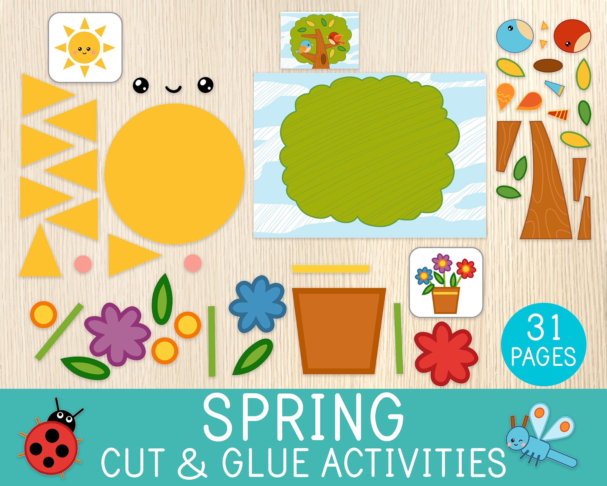 Worksheets PDF Cut And Paste Worksheets For Kindergarten Worksheets 