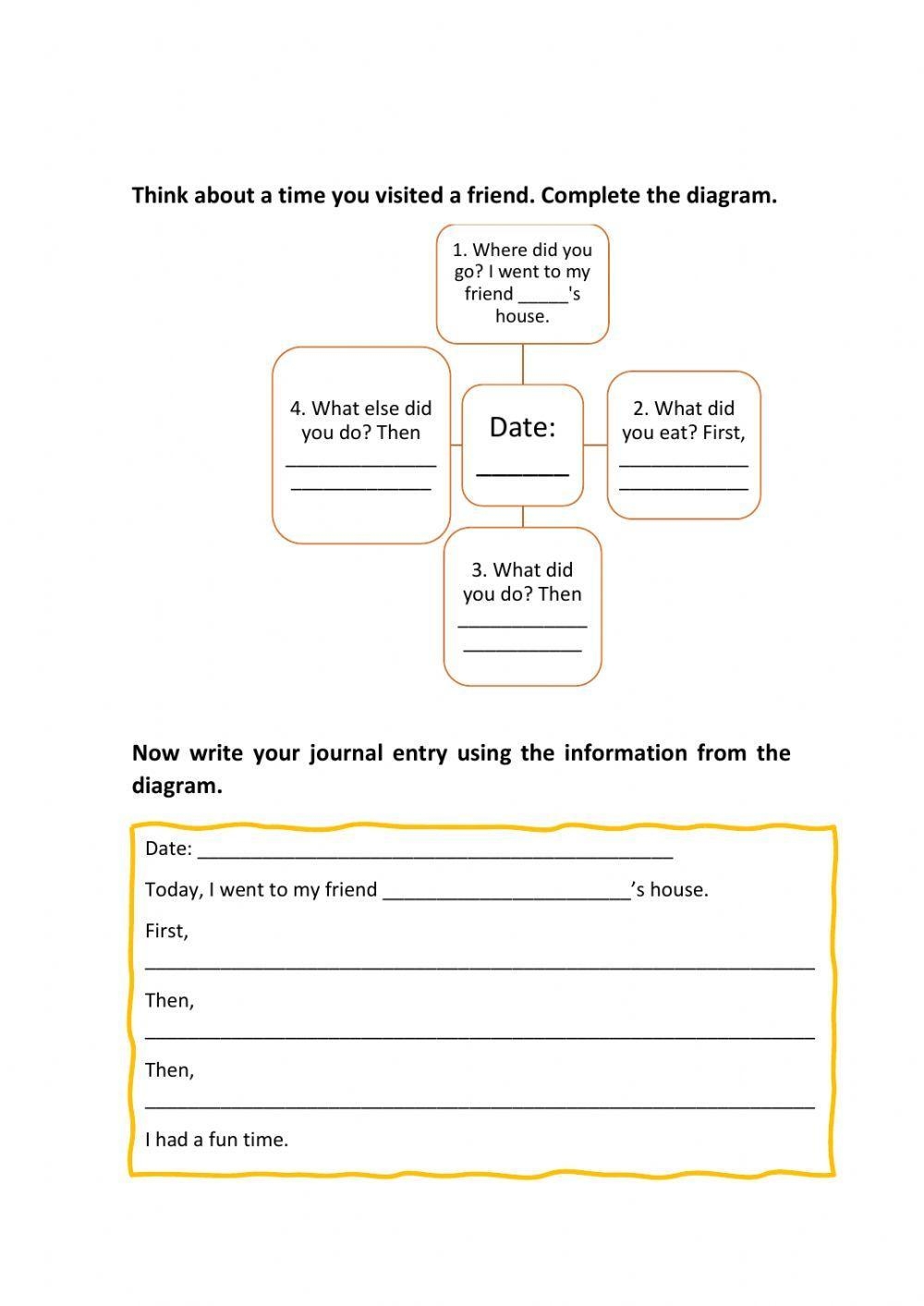 Writing A Journal Entry Worksheet Worksheets Library Writing A Journal Entry Worksheet Worksheets Library