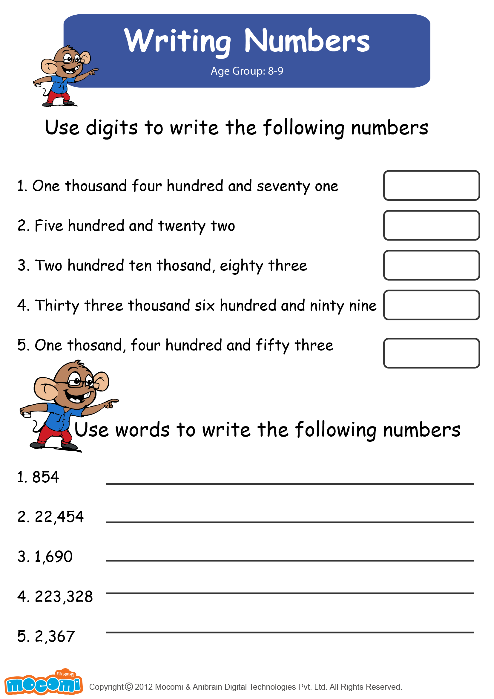 writing numbers worksheet writing numbers worksheet
