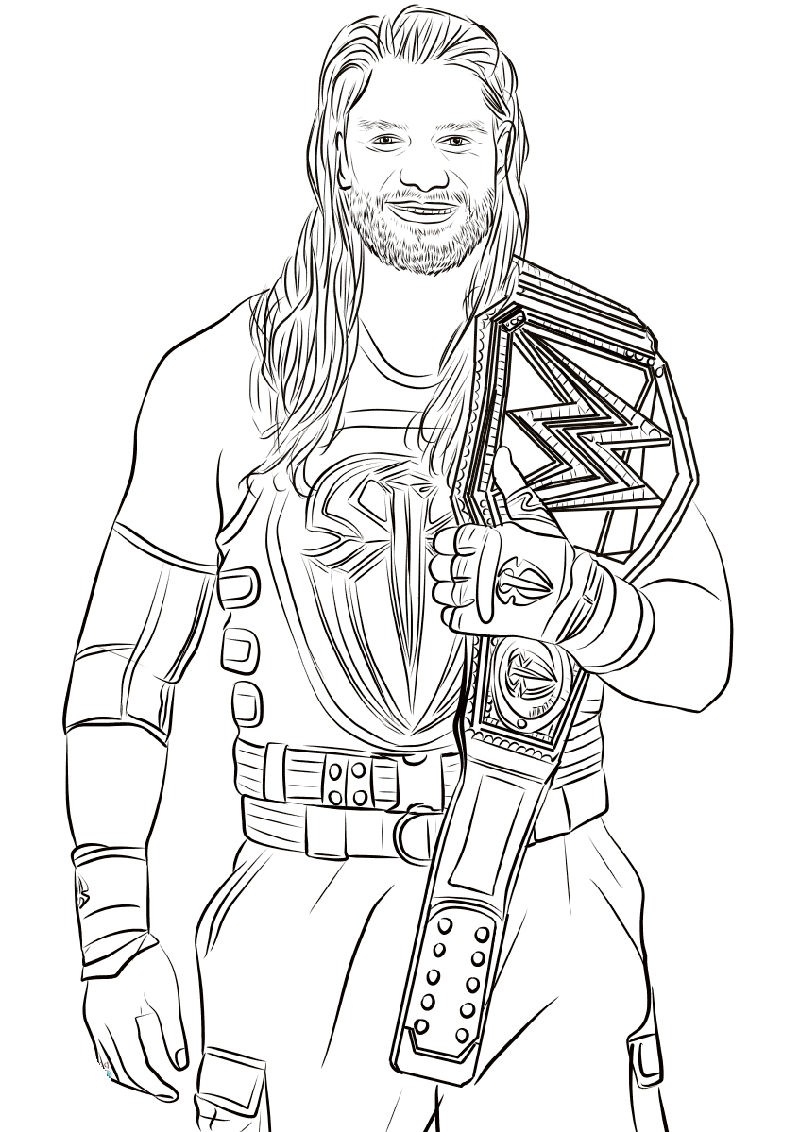 Wwe Printable Coloring Pages Web On This Page You Will Find 15 All 