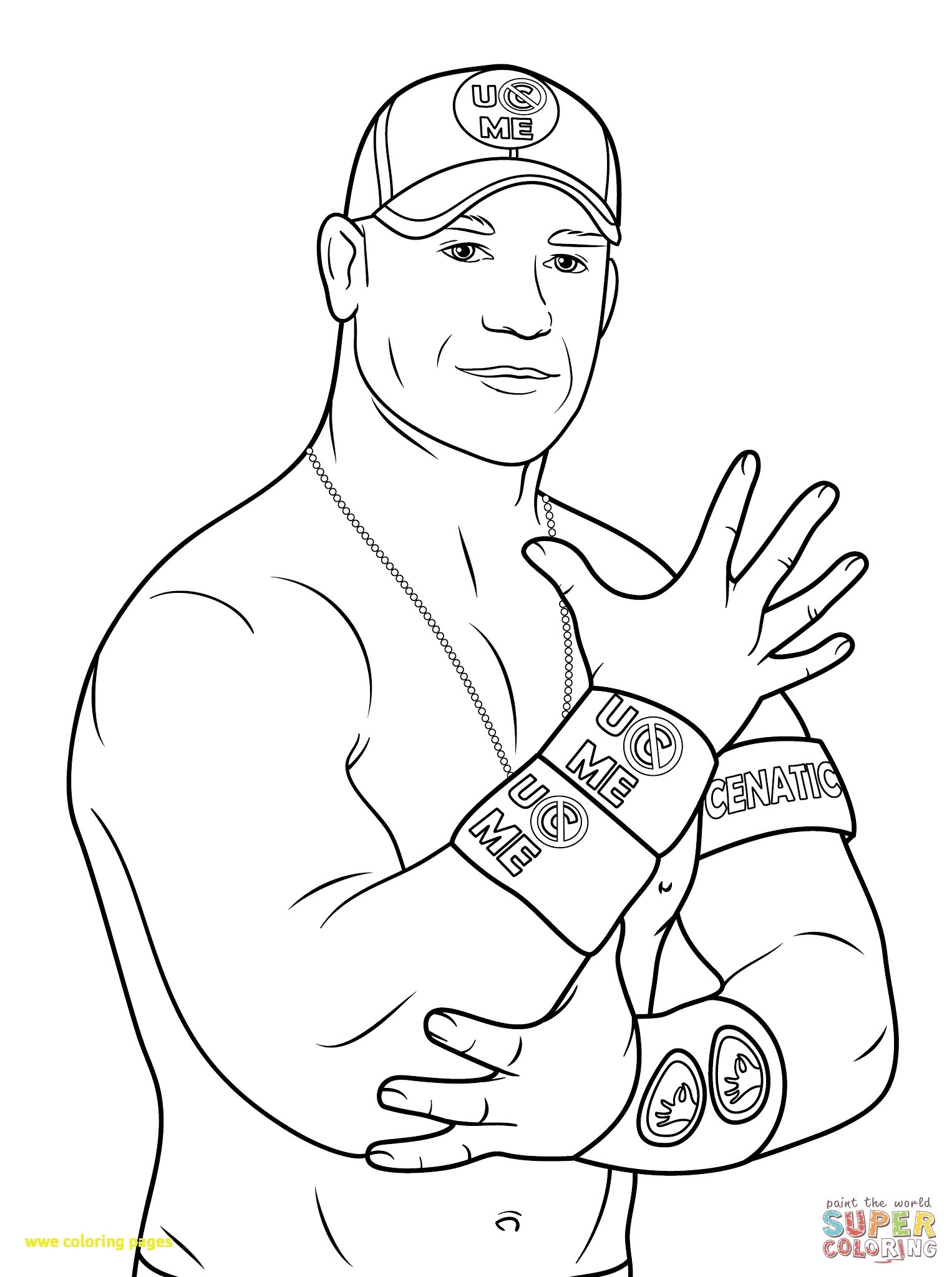 Wwe Ryback Coloring Pages At GetDrawings Free Download